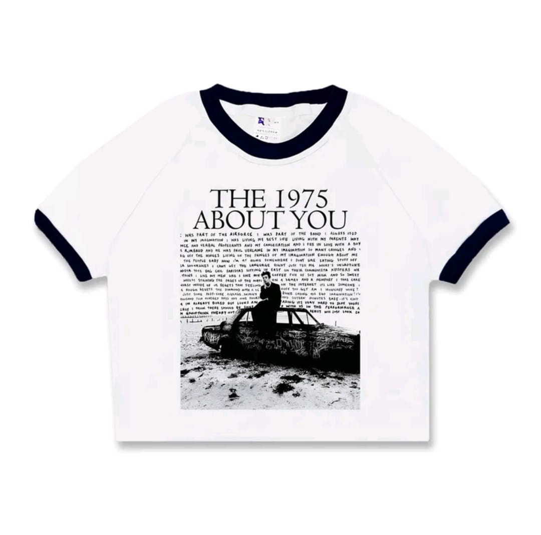 CROP TOP THE 1975 | SINGER BAND METAL